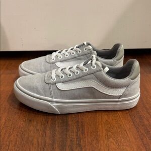 Vans Ward DX Gray and White Casual Sneakers